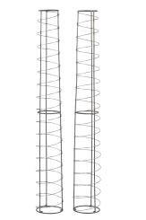 Spirale Ranksäule Höhe 170 cm Ø unten 21,6cm Ø oben 16 cm 2 Stück/SET ohne Holzstangen Form konisch 