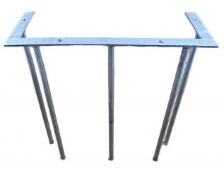 Rosenbogen DÜBEL aus Metall 12 mm Vollmaterial feuerverzinkt Breite 40 cm Höhe 40 cm Tiefe 12,5 cm, 1-SET (2 Stück) 