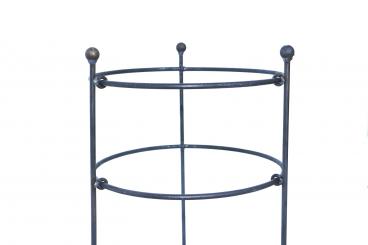 Beet-Staudenhalter Ø 30 cm Höhe 50 cm Doppelring Durchmesser 30 cm 2-facher Ring Vollmaterial 6 mm 