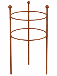 Beet-Staudenhalter FIX Ø 30 cm Höhe 50 cm Doppelring Durchmesser 30 cm 2-facher Ring Vollmaterial 6 mm 