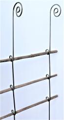 Bischofstab mit Knoten mit Holz im SET 5-tlg. Holzstangen 150 cm, Knotenstab 170 cm 