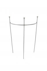 2x Staudenhalter HUGO halbrund Kugel Höhe 90 cm Breite 70 cm Vollmaterial Rankhilfe Pflanzstütze Rankgitter 