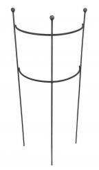 Staudenhalter HUGO halbrund stabil KugelHöhe 116 cm, Breite 45 cm Vollmaterial Rankhilfe Pflanzstütze Rankgitter 