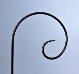 Laternenstab Bruna einfach 170cm unbehandelt, Naturrost 