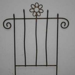 Rankelement Flori klein H:55 B:60cm Edelrost einteilig Made in EU 