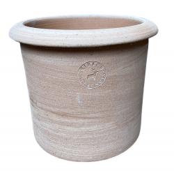 Cilindro con Bordo 20cm Impruneta Ton Made in Italien Aussen-D:20,5cm Innen-D:16cm, Höhe 17,5cm, Boden-D: 17cm 