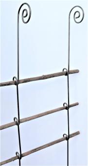 Bischofstab mit Knoten mit Holz im SET 5-tlg. Holzstangen 150 cm, Knotenstab 170 cm 