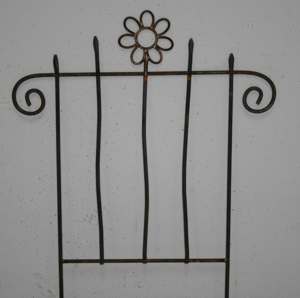 Rankelement Flori klein H:55 B:60cm Edelrost einteilig Made in EU 